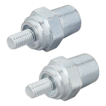 Accupolen set zink schroefbaar M8