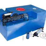 Albin Vuilwatertank met vuilwaterpomp 12 volt