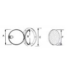 Allpa Inspectieluik Kunststof met slot