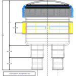 Allpa Koelwaterfilter Quickfit met wandhouder Ø19-25mm