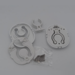 Boot pikhaak houders veerbelast verpakt per 2 stuks