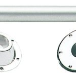 Boottafel rond wit Ø 60cm met verwijderbare tafelpoot