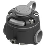 Borika montage Voet voor Railingmontage zwart Diameter 22-25mm