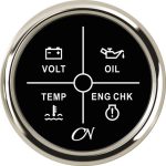 CN 4-LED alarminstrument 12-24 Volt