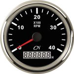 CN Toerenteller 0-4000 rpm 12-24 Volt