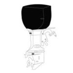 Zwarte Buitenboordmotorhoezen Hollex