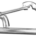 Hollex RVS316 Karabijnhaken asymmetrisch met oog