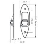 LED Inbouw Navigatieverlichting Flushmount