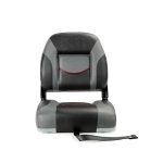 Low Back Folding bootstoel zwart/antraciet