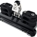 Overloopslede met upstand en 4 controleschijven Lewmar