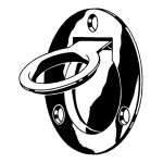 ROCA Luikring RVS Rond  Ø 50mm
