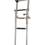 RVS316 Uitklapbare Zwemtrap 3 Treden Zwart