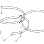 Allpa Gaskomfoor met 3 branders en thermische glasplaat