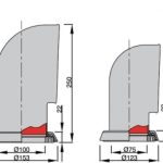 Vetus Siliconen luchthapper Ø 100mm