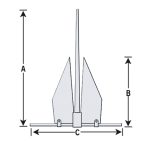 Talamex Boot ankers Anker Populair