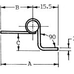 Talamex RVS 304 Offset Scharnieren