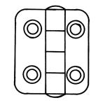 Talamex RVS 304 Offset Scharnieren