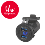 Uw Quipment Voltmeter Met 2x USB A, 1x USB C