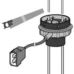 VDO Gever 80-600 mm tbv Capacitief Drinkwater en Vuilwatermeter