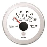 VDO Viewline Oliedrukmeter 0-25 bar