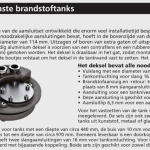 Vetus aansluitkits voor Brandstoftanks