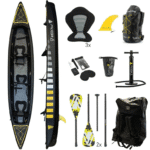 YellowV BRAZOS 3-persoons opblaasbare kajak