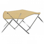 Biminitop Sunmaster RVS 3-boogs hoogte 117cm